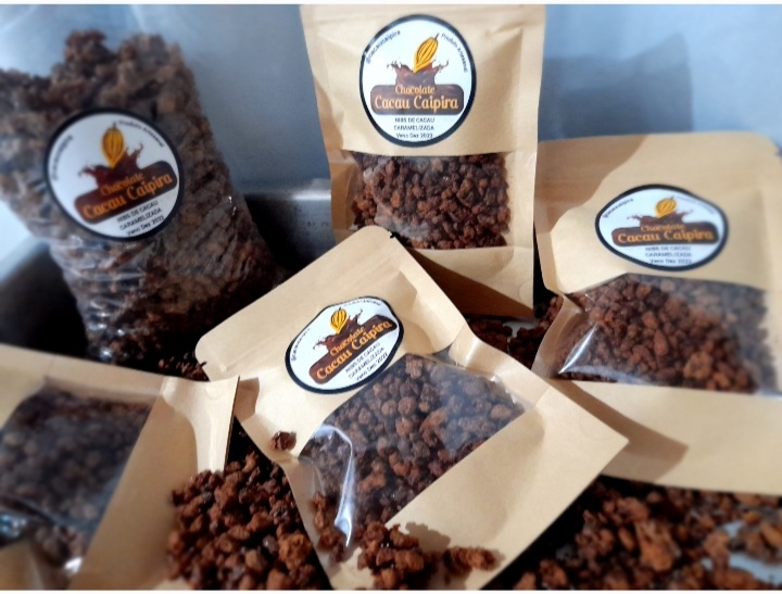 Nibs de Cacau caramelizado
