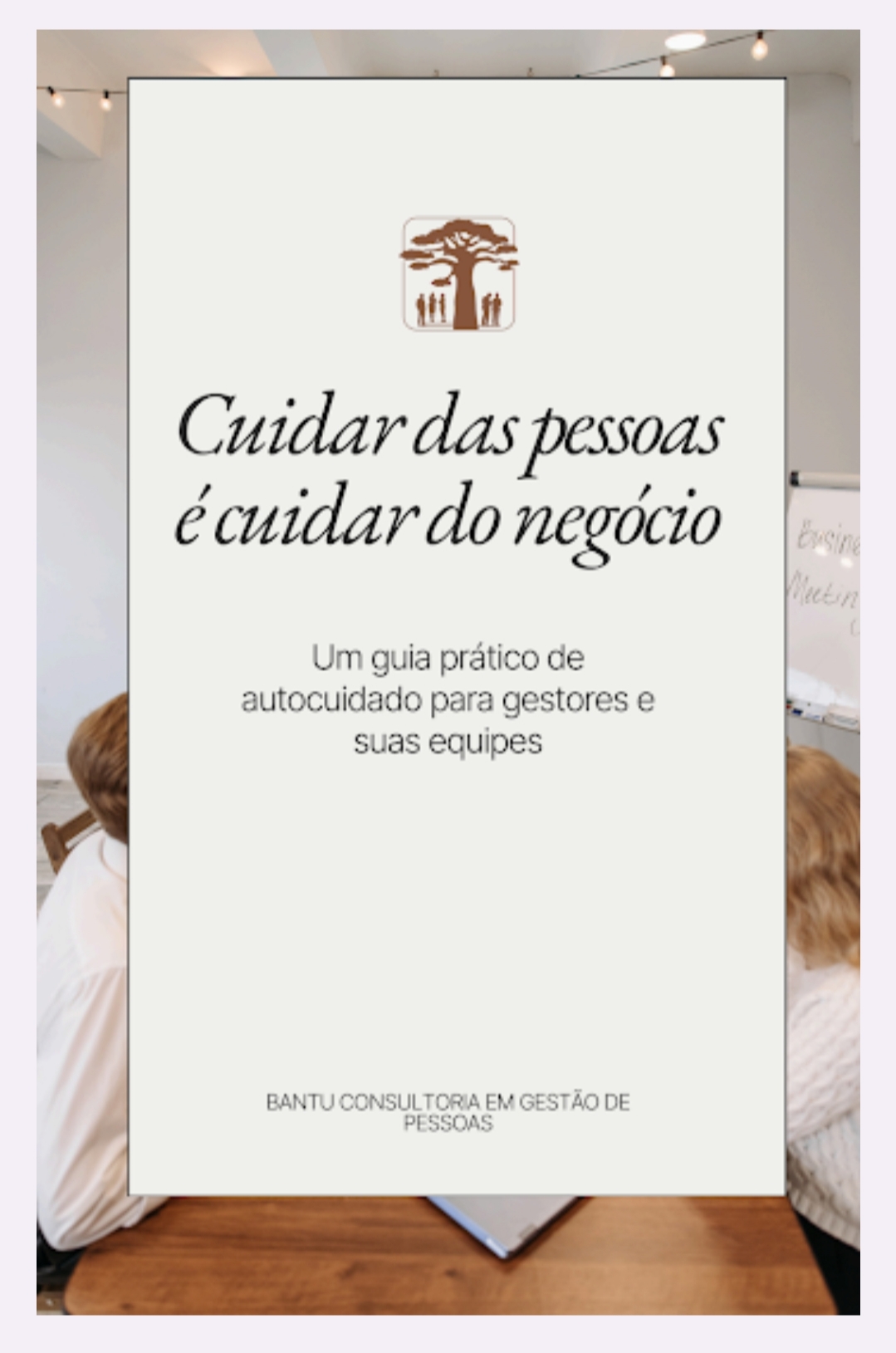 E-book Saúde mental: Guia prático de autocuidado para gestores e equipes