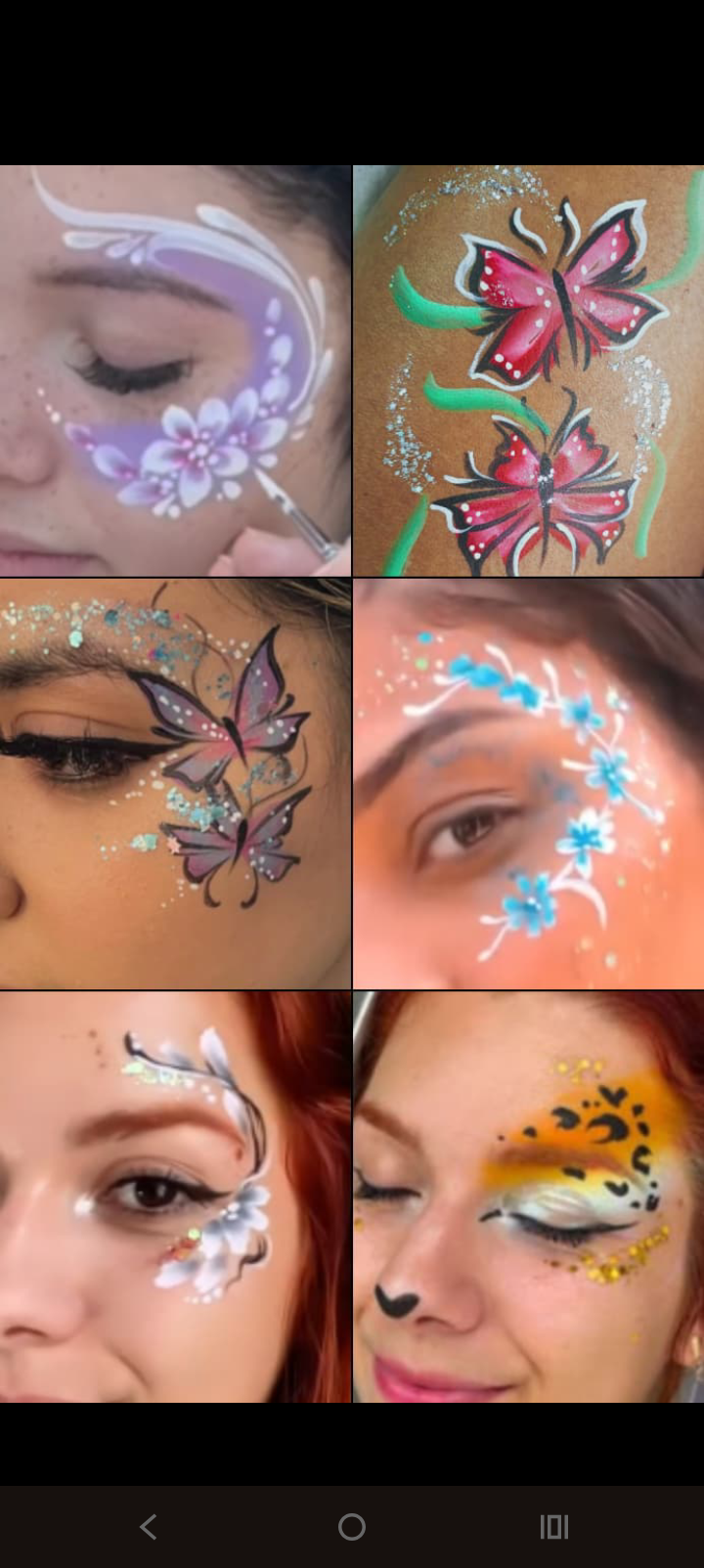 Pintura Facial Maquiagem Artística